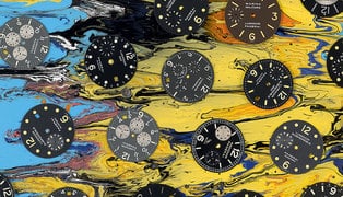 Beautiful-sunflower-panerai-painting---detail-2